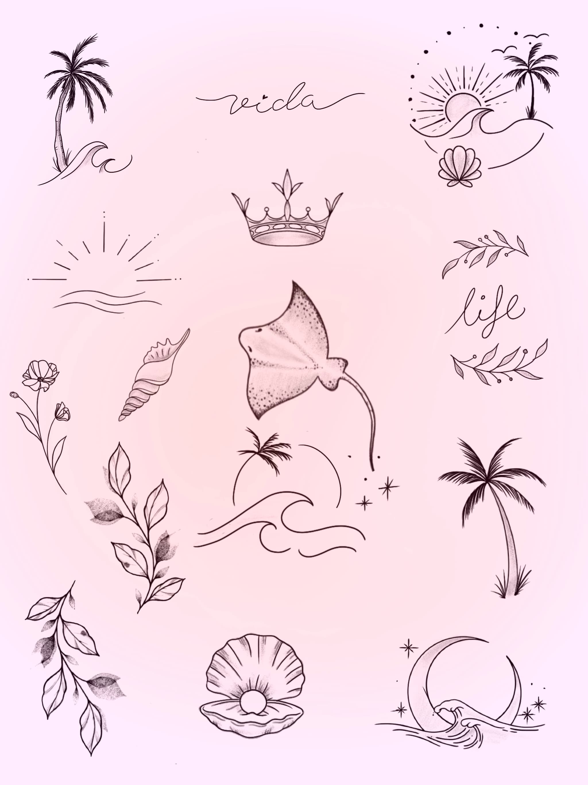 Flash Petits souvenirs par Borikoi, tatoueur à Saint-Denis