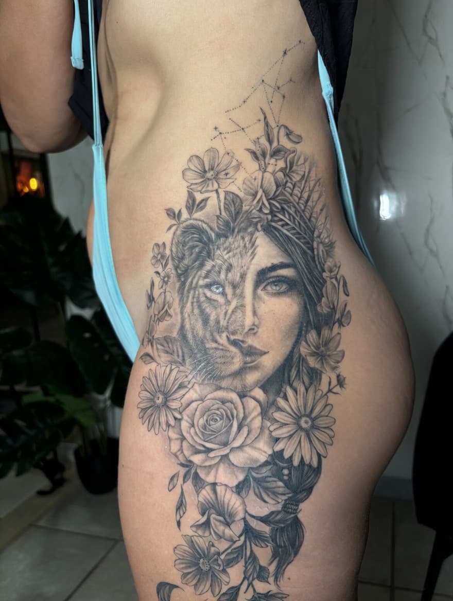 Tatouage par LebonTattoo, tatoueur à La Rivière Saint-Louis